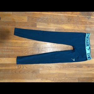 Gymshark fit blue leggings size small